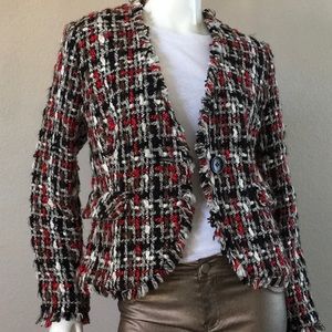 NWOT Tara Ryan Multi-Color Knitted Jacket Blazer